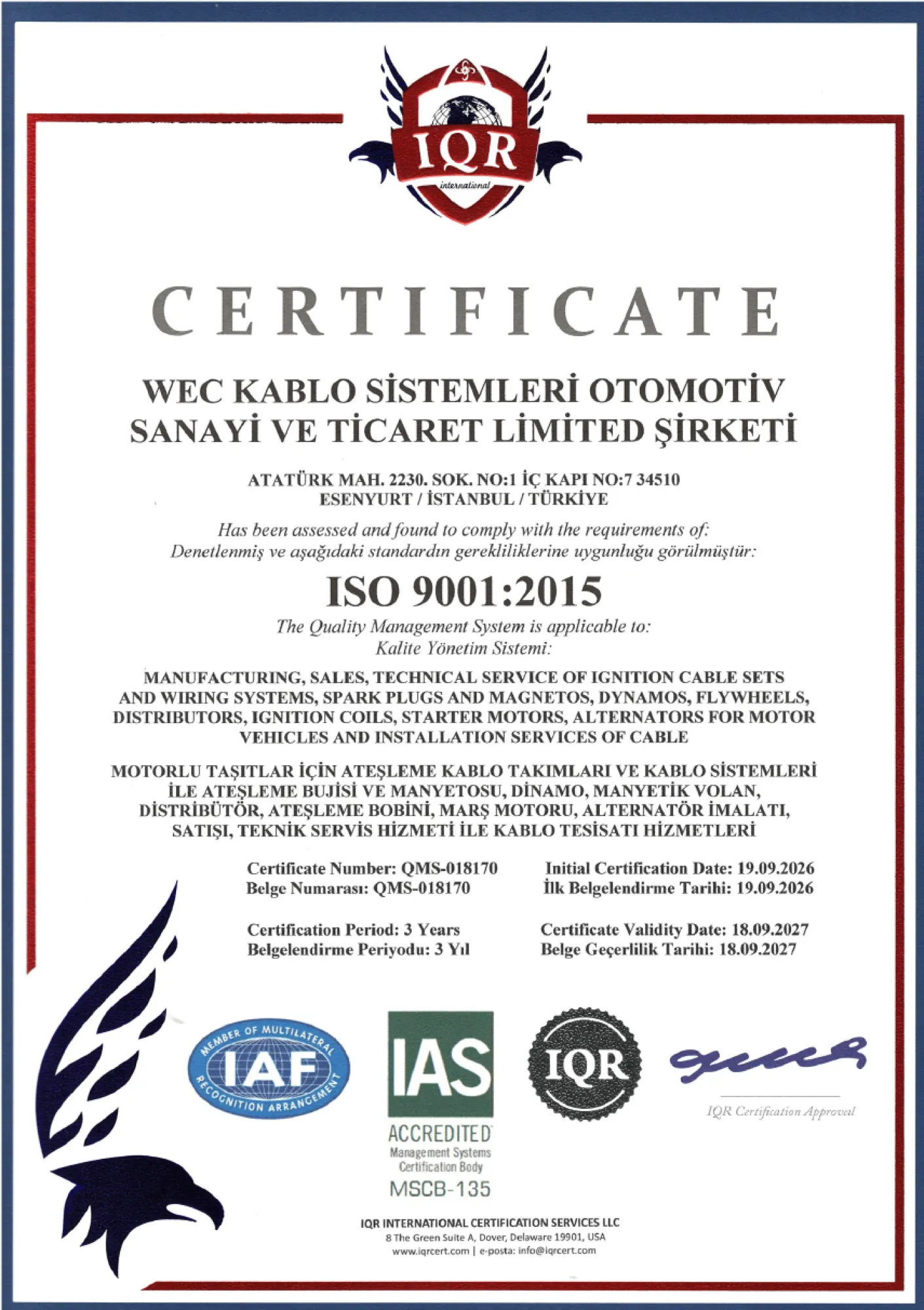 ISO 9001:2015