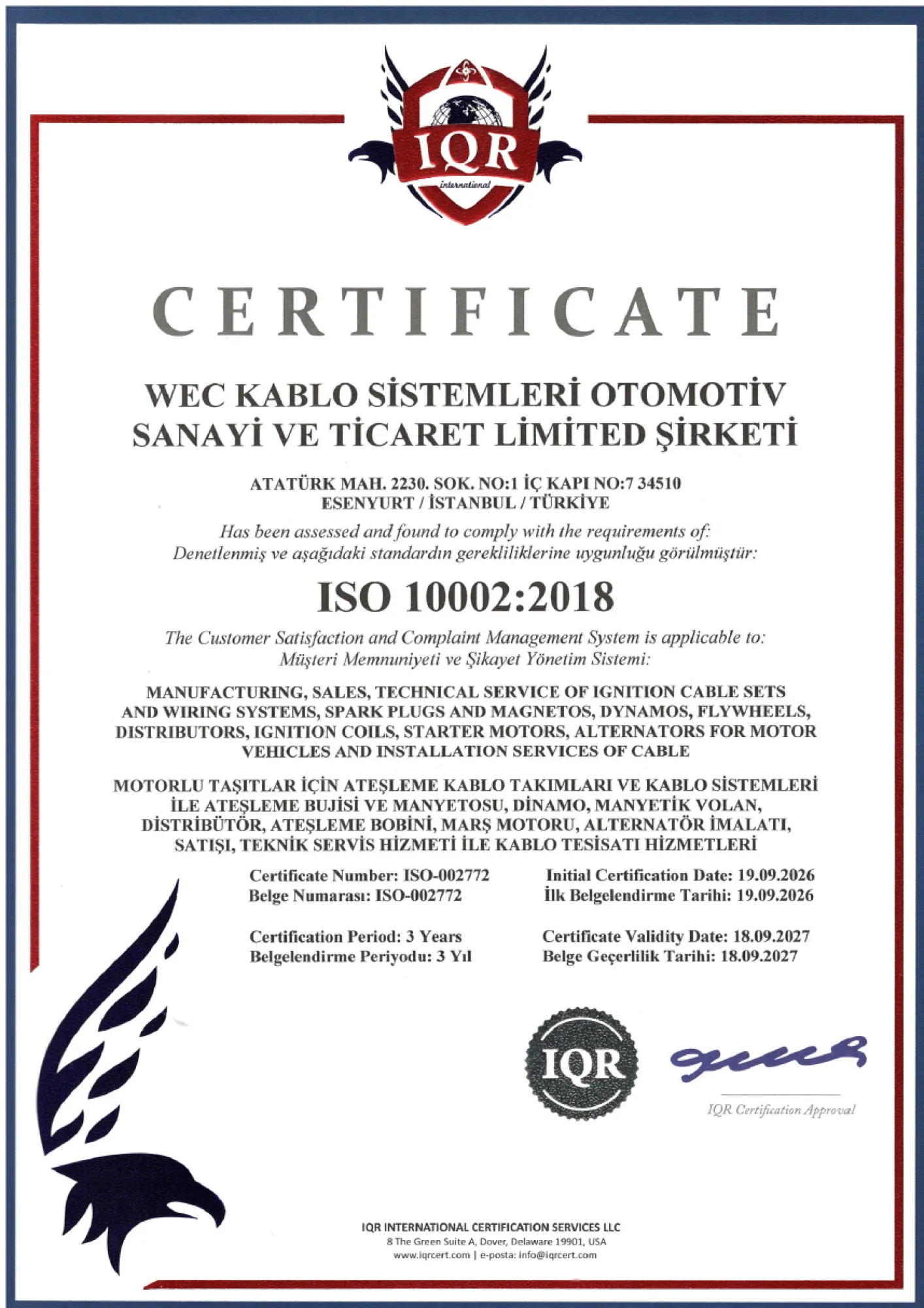 ISO 10002:2018
